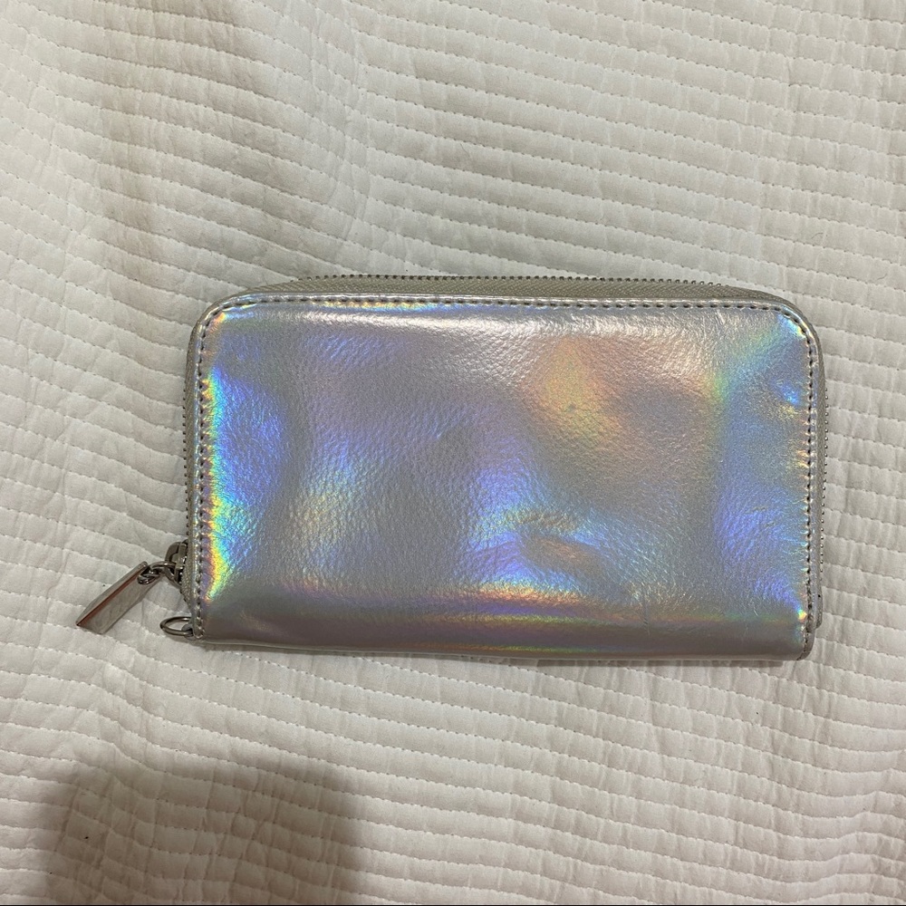 ♥️3 for $15!♥️ holographic metallic wallet